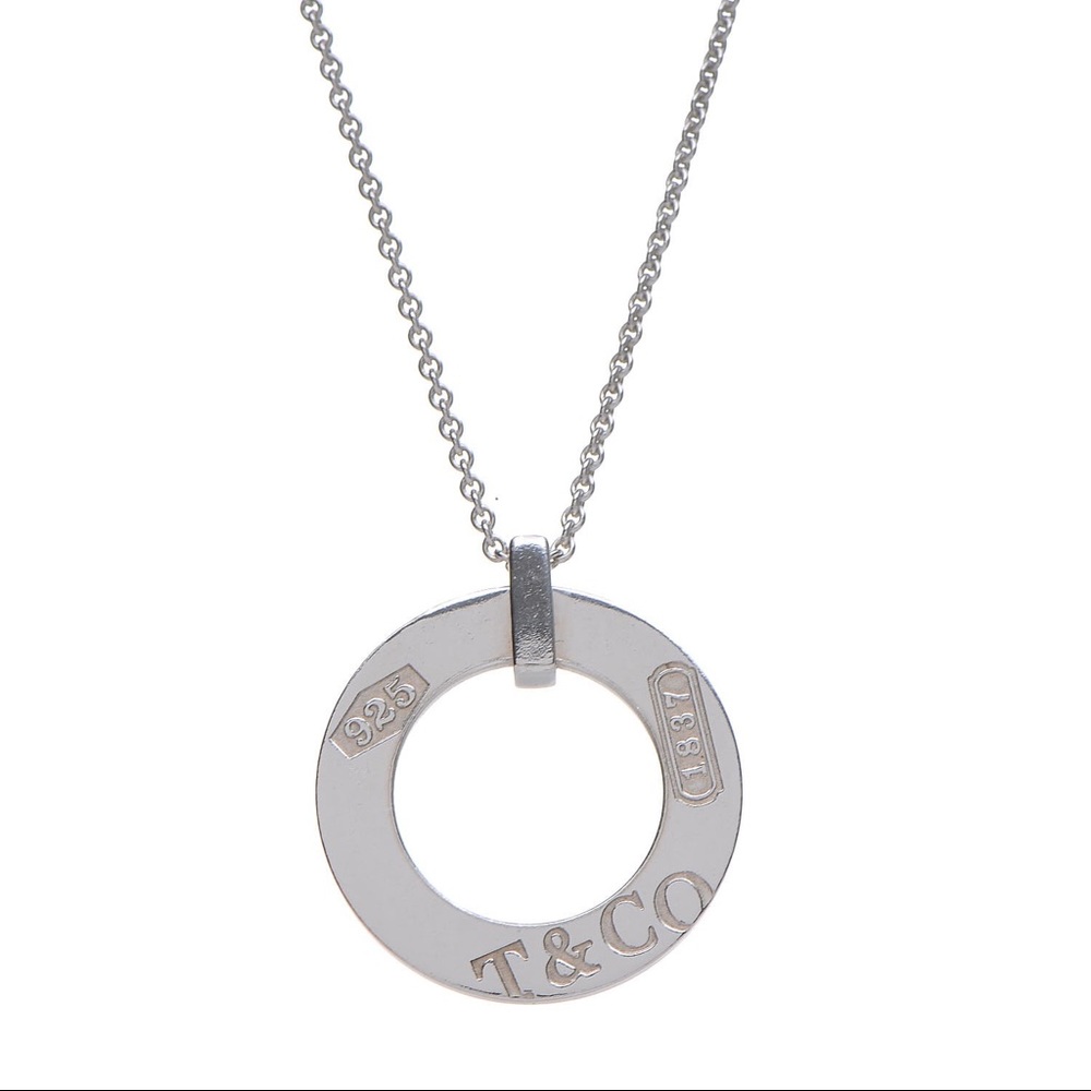 Tiffany & Co 1837 Circle Pendant w/ Box